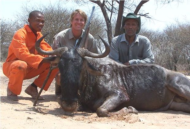 Pete and nice blue wildebeest