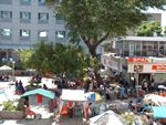 The view from the veranda of the President Hotel